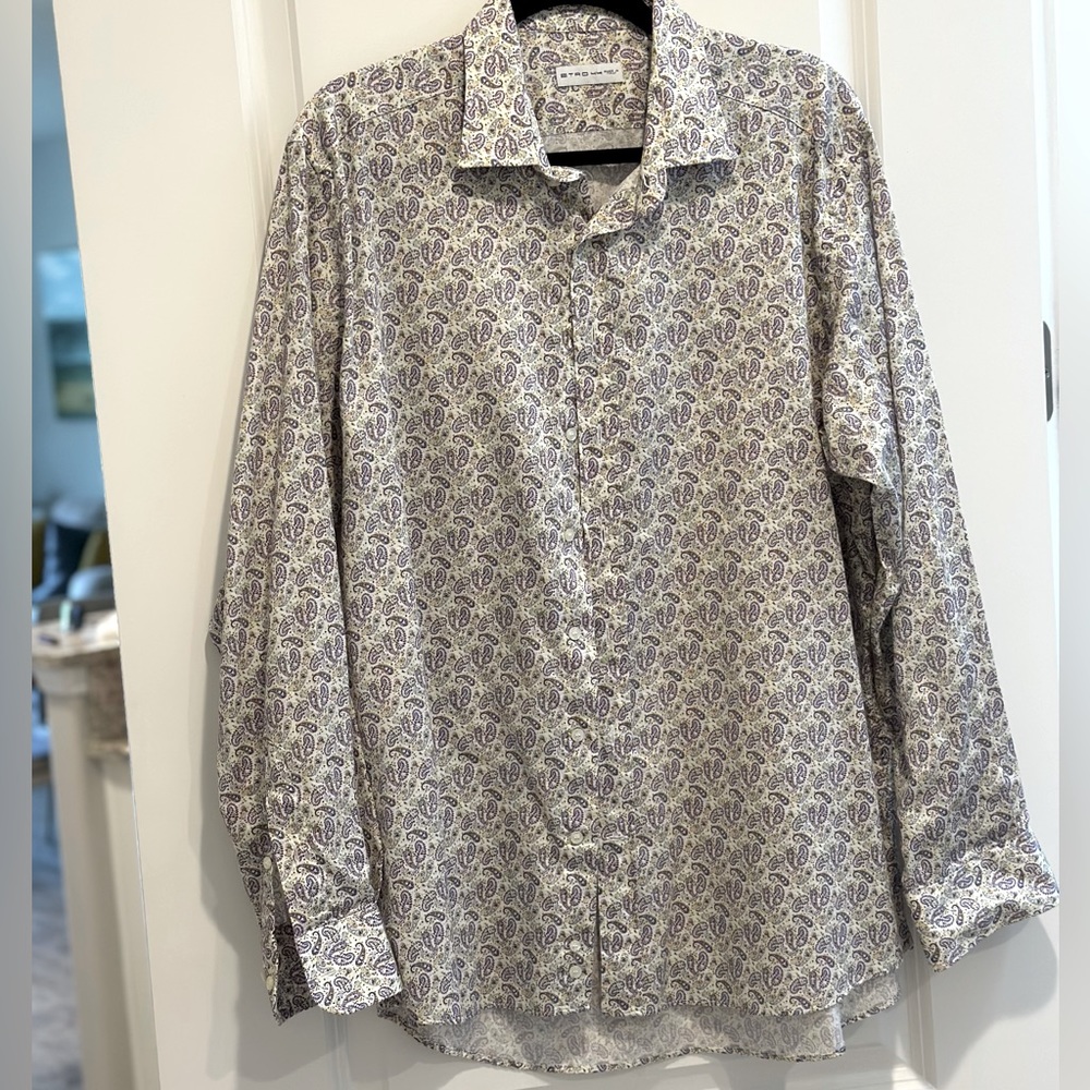 Etro men’s button down shirt size 44 (L) Made in Italy
